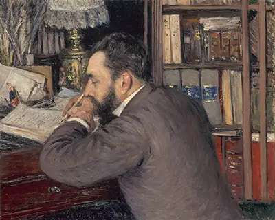 Portrait of Henri Cordier Gustave Caillebotte